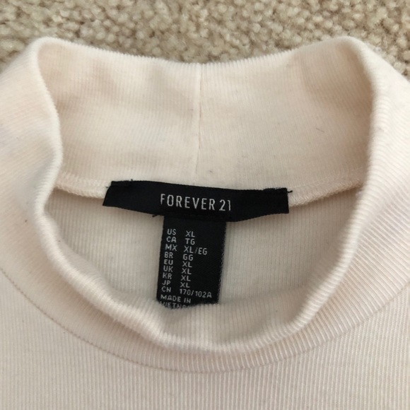 creme bodysuit forever 21 - Picture 2 of 2